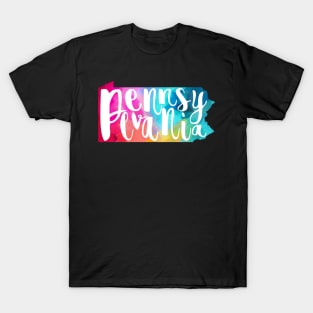 Colorful Pennsylvania T-Shirt